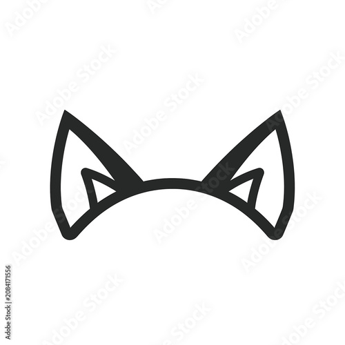 Black Cat Ears Headband Accessory 1.