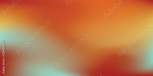 Multicolor Mesh Gradient Background. Autumn color abstract aesthetic texture. Holographic Iridescent Graphic. Vector blurred smooth gradient hologram backdrop for poster, banner, presentation