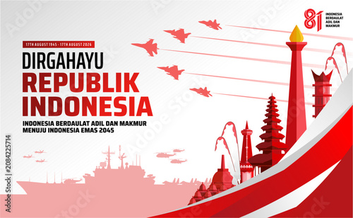 Konstfotografi Patriotic Dirgahayu Republik Indonesia 81st Independence Day Anniversary 2026 wi
