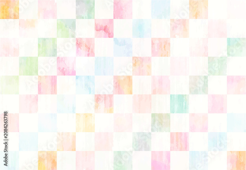 Cuadro en lienzo checkered pattern