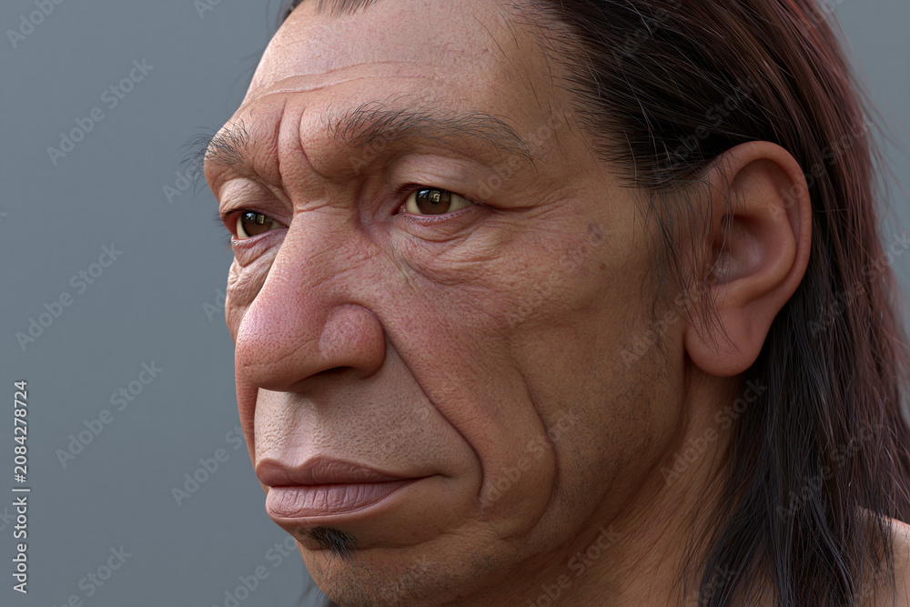 Fototapeta premium Recreating an ancient historical figure
