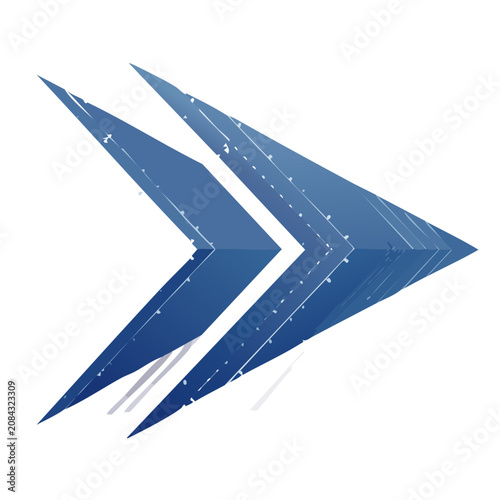 Abstract Blue Arrows