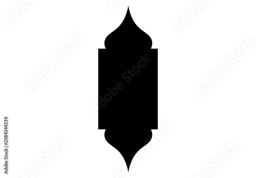 Foto Black Onion Dome Lantern Silhouette