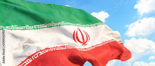 Flag of iran in the sky 729200msuw8