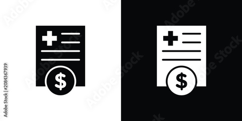 Hospital bill icon