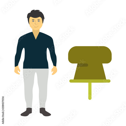 Canvastavla Pin Icon Design