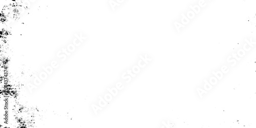 Photos Vector illustration of a white background with black grunge texture effect on le