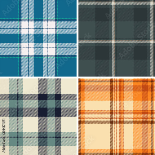 Obraz na plátně Plaid pack developed for branding refresh
