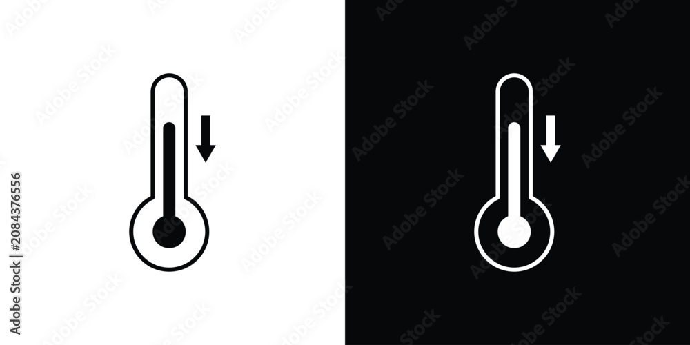 Fototapeta premium Low Temperature icon