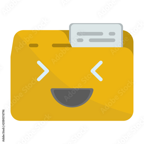 Fotografie Laughing Icon Design