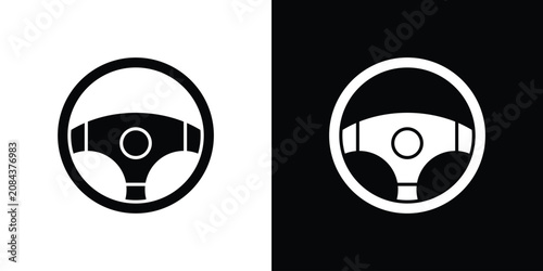 Steering wheel icon