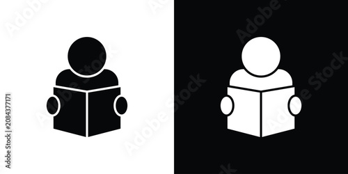 Photos Book open reader icon