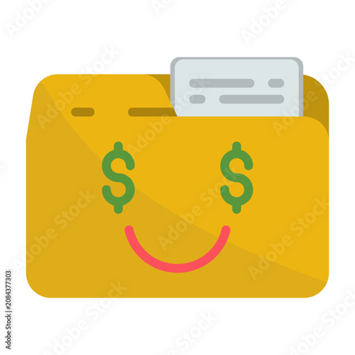 Fotografie Greed Icon Design