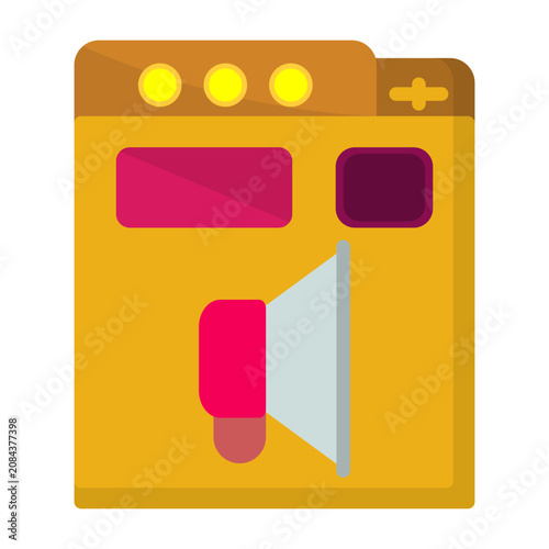 фотографія Announcer Icon Design