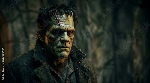 Fantasy, Horror. The Monster of Frankenstein Generative AI