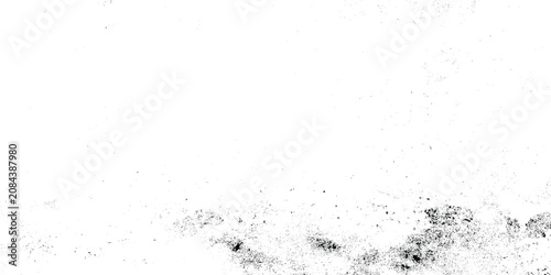 Billede på lærred Vector grunge illustration of particles and dust splashing on a white background