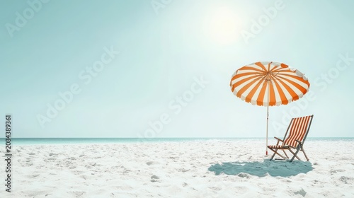 Beach scene relaxation