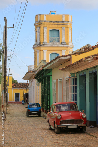 Straße in Trinidad - Stadt auf Kuba (Karibik)