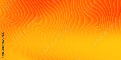 Schilderij op canvas glassy colorful backdrops for website, Yellow autumn color gradation ribbed fractal gradient background