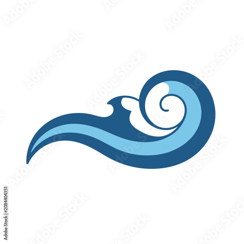 Wave Swirl Ornament