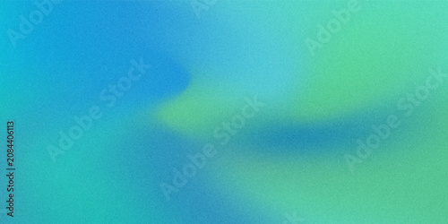 Принти на полотні Amazing Blue Green Blur Gradient With Grainy Noise Texture