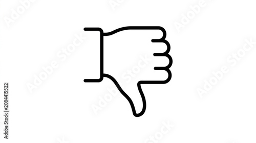 Photos Hand gesture showing thumbs down symbol of disapproval and negativity