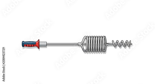 Photos Electric screwdriver with cordless drill bit.