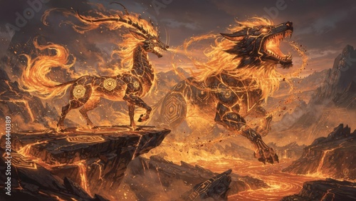 Mythical Beast Game Concept Art｜和の幻獣 ゲームコンセプトアート