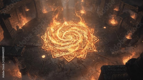 Magic Circle Altar Game Concept Art｜魔法陣の祭壇 ゲームコンセプトアート