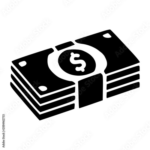 A thick stack of paper banknotes bound together by a solid structural wrapping band, representing major corporate cash payments, grand prize payouts, and revenue.