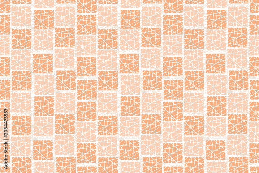 Fototapeta premium Orange brick wall texture background