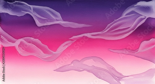 Vibrant Gradient Background with Abstract Shapes.