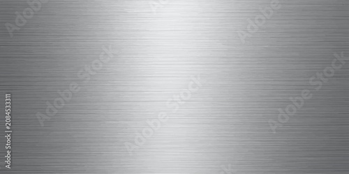 Brushed Silver Stainless Steel Metal Texture Background with Polished Aluminum Alloy Surface and Industrial Metallic Pattern