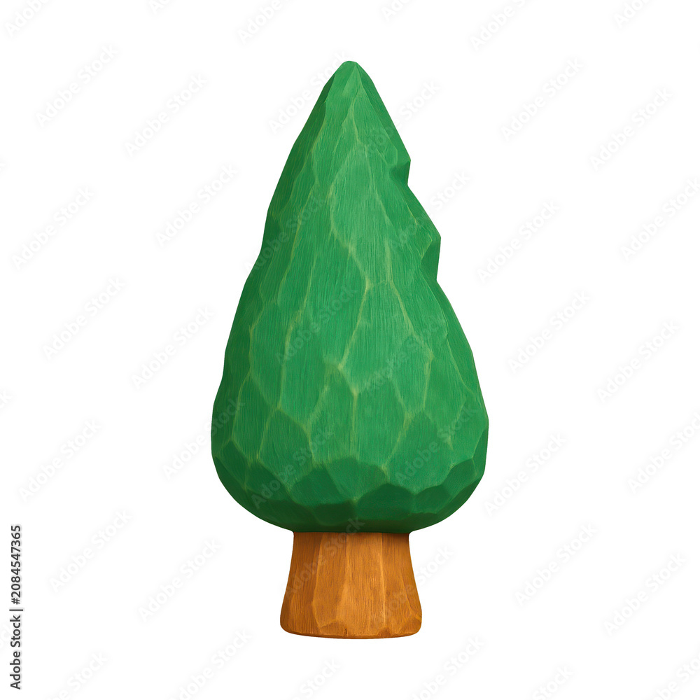 Fototapeta premium PNG Colorful cartoon tree illustration.