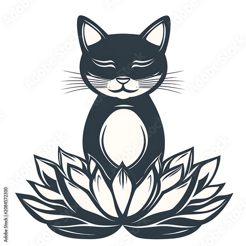 Cute Cat Character Illustration