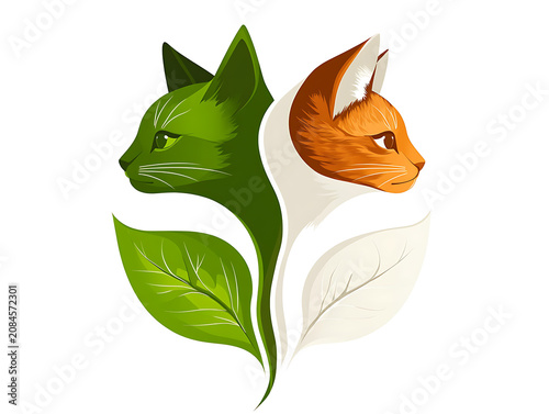 Cute Cat Character Illustration