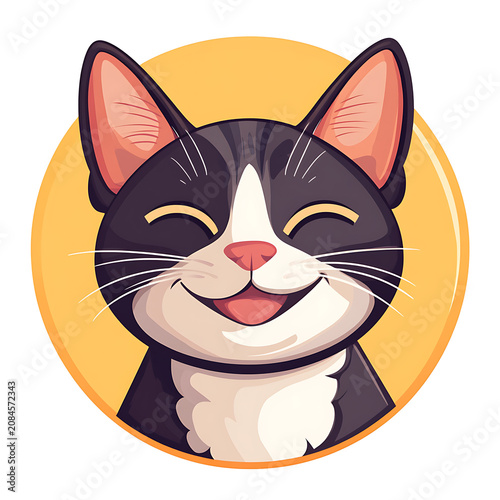 Cute Cat Character Illustration
