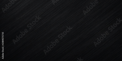 Brushed black metal texture background with elegant diagonal dark charcoal steel lines for premium tech luxury