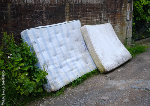 Two Discarded Mattresses Illegally Dumped