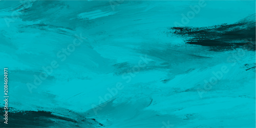 Fotografie Abstract blue watercolor background texture mimicking deep ocean waves and refle