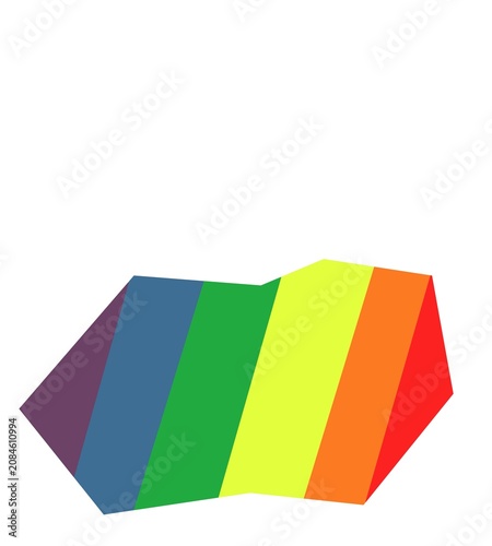 Hand Drawing Tops Representing LGBTQ+ Pride, Gender Diversity and Inclusion