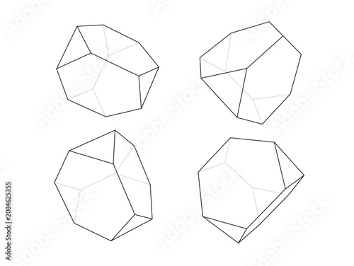 Billede på lærred 切頂四面体　truncated tetrahedron   アルキメデスの立体　Archimedes' solid
