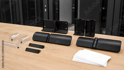 Foto Hot aisle containment hinge cover kit with blank cards
