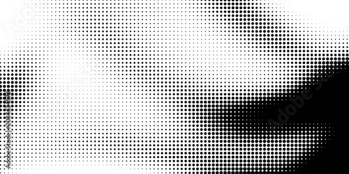 Halftone twisted grunge pattern design