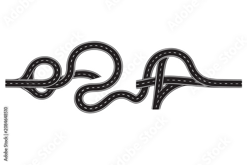 Silver bracelet on white background