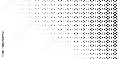 triangle geometric pattern, abstract triangle background. Halftone triangles pattern. Abstract geometric gradient background.