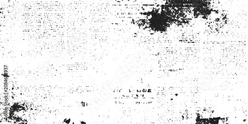 Abstract old newspaper background with dirty paper texture, faded newsprint pattern, vintage journal page backdrop illustration.