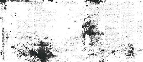 Abstract old newspaper background with dirty paper texture, faded newsprint pattern, vintage journal page backdrop illustration.