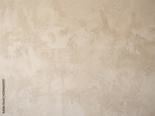 Soft Beige Plaster Wall Texture Background with Smooth Matte Surface