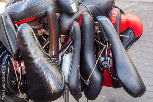 Konstfotografi some bicycle saddles for sale